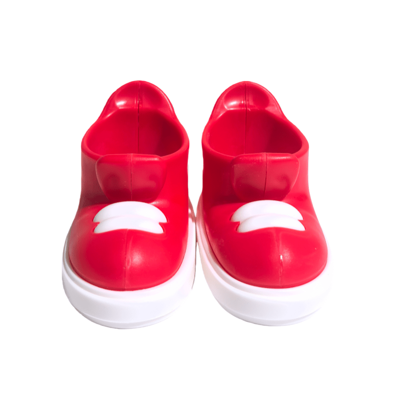 Controller standaard in schoenvorm, rood met witte zool