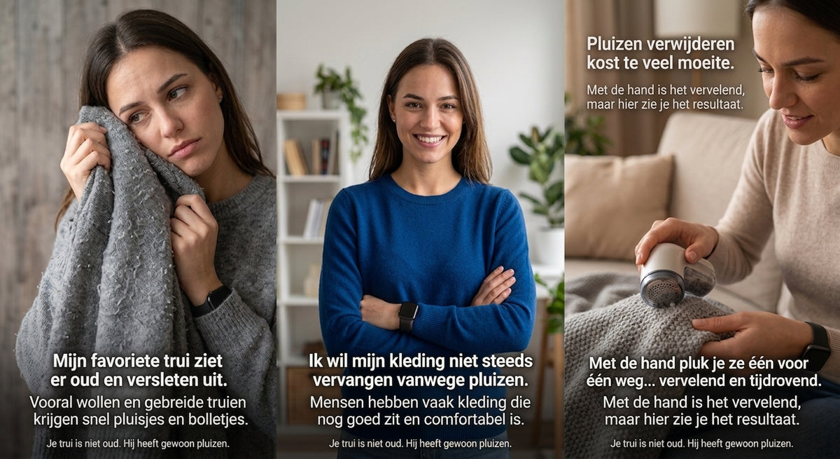 Oplaadbare Ontpluizer – Maakt je Kleding Weer als Nieuw